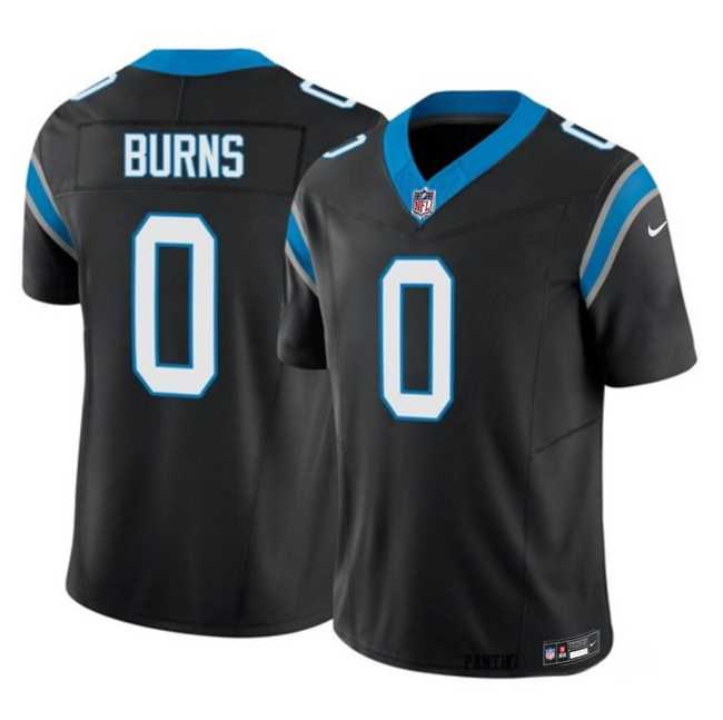 Men & Women & Youth Carolina Panthers #0 Brian Burns Black 2023 F.U.S.E. Vapor Untouchable Football Stitched Jersey
